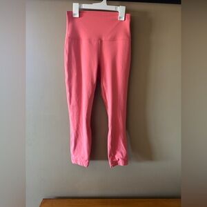 Lululemon Align High-Rise Crop 23” 
Coral colored Leggings